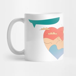 Nature is in my heart Mug